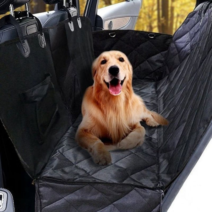 Waterproof Pet Dog Car Seat Covers Hammock With Seat Belt Buckle